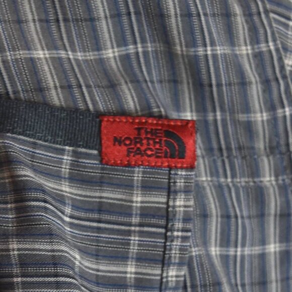 *Flaw* The North Face Men’s Plaid Shirt Size L Brown Gray Gorpcore Trailcore - Picture 9 of 9
